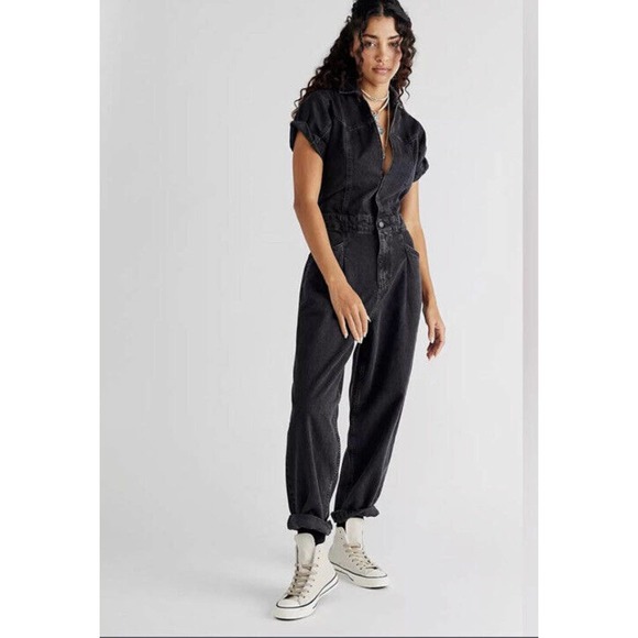 Free People Pants - New Free People Marla Jumpsuit  Denim Jumpsuit Coverall